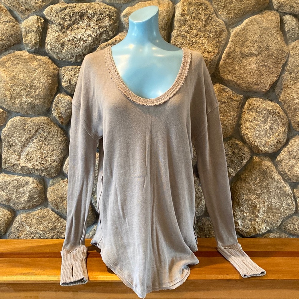 NWT, Free People, “We the Free” long sleeve lightweight sweater, SZ: XS